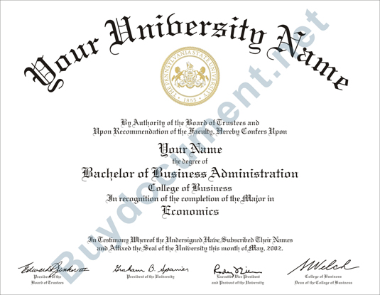 <b>United States University Diploma/Degree</b>