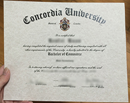 Concordia University certificate sample, buy fake degree in Canada