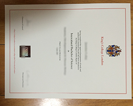 fake King's College London diploma order