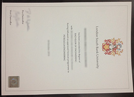 London South Bank University fake diploma order