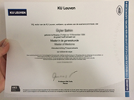 Katholieke Universiteit Leuven fake diploma order