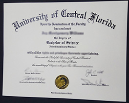fake University of Central Florida diploma order