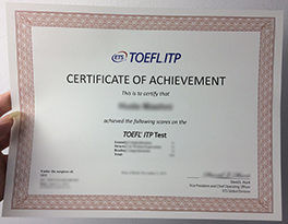 Where to Buy Fake TOEFL-ITP Certificate