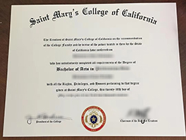 How to Buy Fake Saint Mary's College of California Diploma?