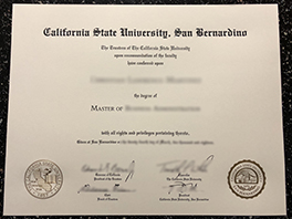 Make California State University, San Bernardino Fake Diploma in USA