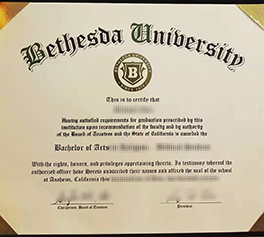 Where to Make Fake Bethesda University Diploma?
