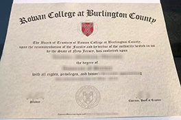 How To Get Rowan College at Burlington County fake certificate
