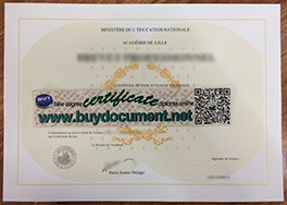 how to buy Académie de Lille fake diploma certificate
