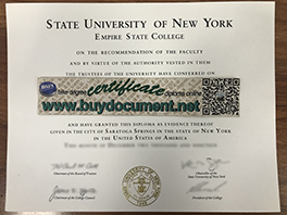 How Much Does it Cost take a Replica of Diploma Made From SUNY Empire State Colle