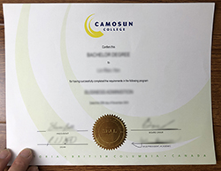 Camosun College Diploma For Sale, Camosun College Degree.
