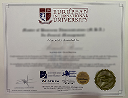 Where Can I Buy A Fake Degree From The European International University?