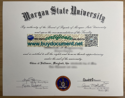 Can Anyone Make A Duplicate For Morgan State University's Diploma Certificate? MS