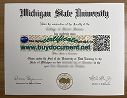 Provide The Ultimate Michigan State University Certification. Fae MSU diploma.
