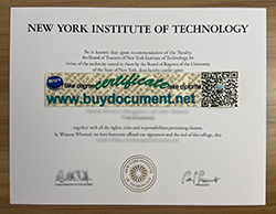 How Long Does It Take to Fake A New York Institute of Technology Diploma?