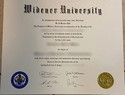 Enquire The Price of The Widener University Diploma.