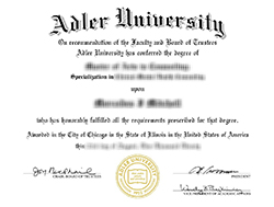 How much does it cost to buy an Adler University diploma?