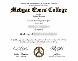 Order Medgar Evers College Diploma.