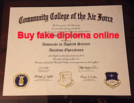 Reorder Community College of the Air Force Diploma. CCAF Degree.