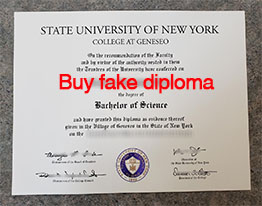 Buy A Fake SUNY Geneseo Diploma.