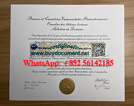 Duplicate Princeton University Diploma for sale.