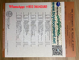 Fake University of Texas at Austin transcript order
