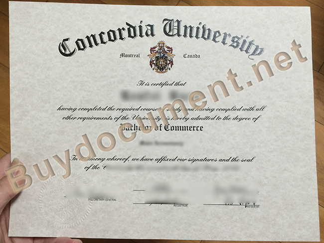 fake Concordia University degree, Concordia University diploma order
