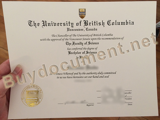 fake University of British Columbia degree, fake University of British Columbia diploma