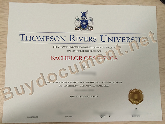 TRU fake diploma, fake TRU degree