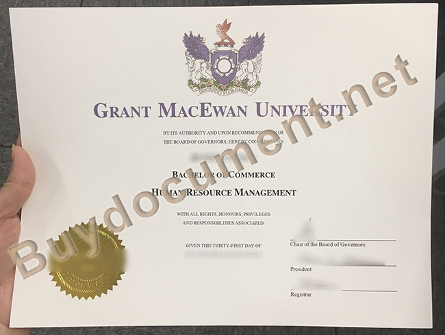 fake Grant MacEwan University diploma, Grant MacEwan University degree sample