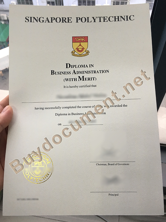 Singapore Polytechnic diploma order, Singapore Polytechnic fake certificate