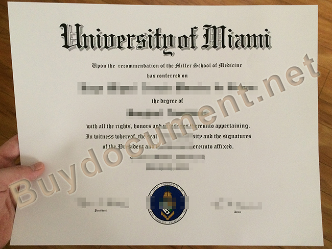 buy fake University of Miami degree, University of Miami diploma order