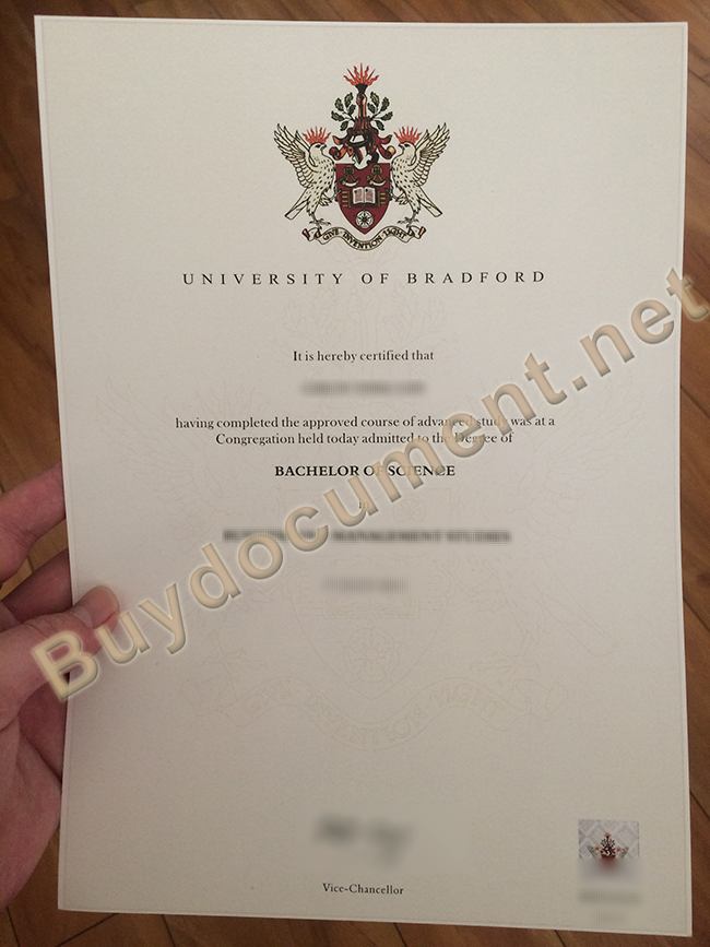 University of Bradford degree sample, University of Bradford diploma order