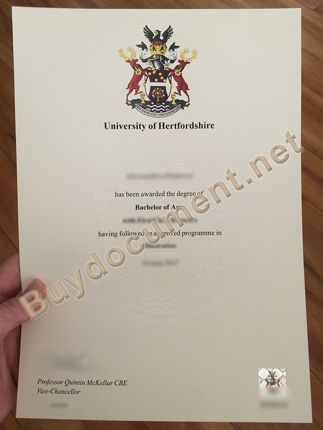 University of Hertfordshire fake degree, University of Hertfordshire diploma order