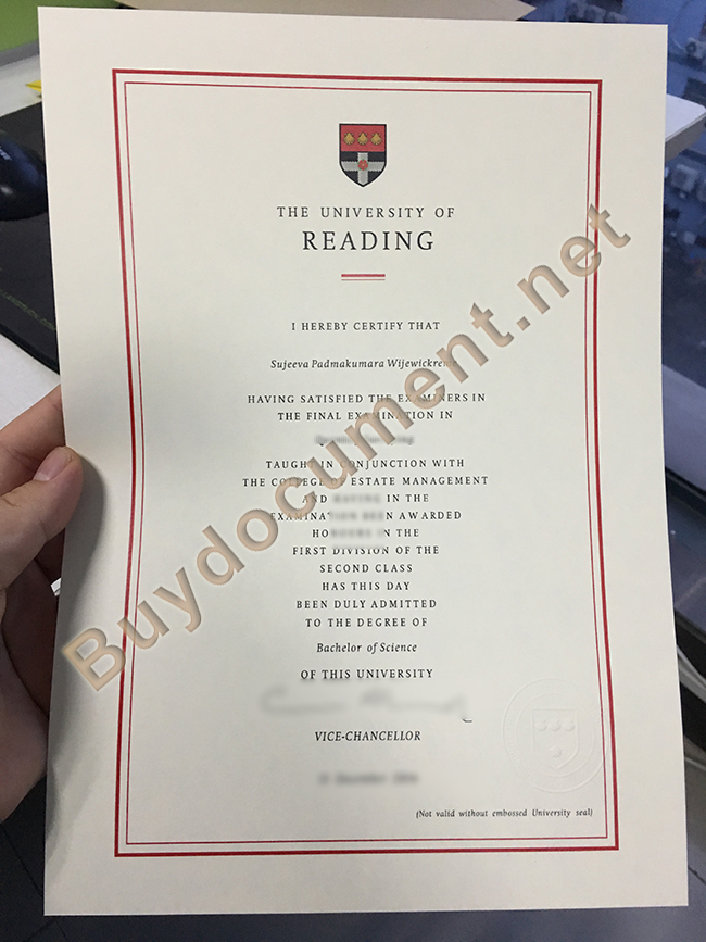 University of Reading fake diploma, University of Reading degree order