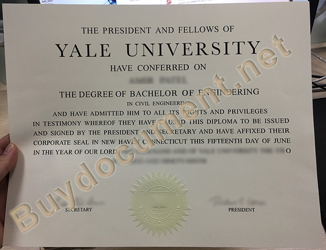 yale college diploma