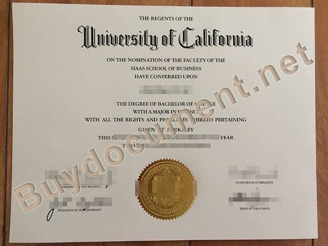 UC Berkeley diploma, UC Berkeley degree