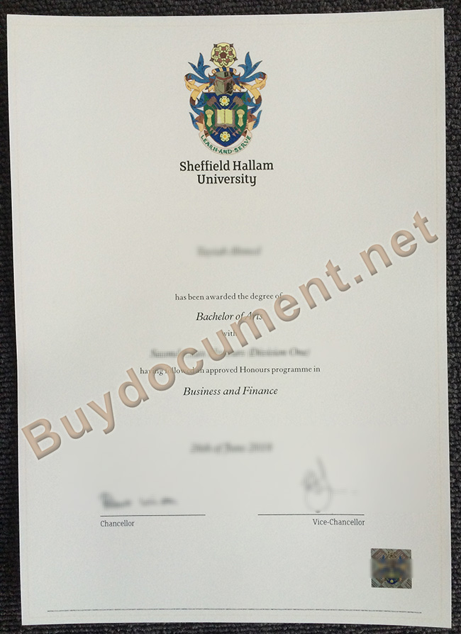 Sheffield Hallam University diploma, Sheffield Hallam University degree