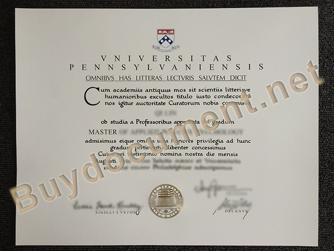 University of Pennsylvania diploma, University of Pennsylvania degree