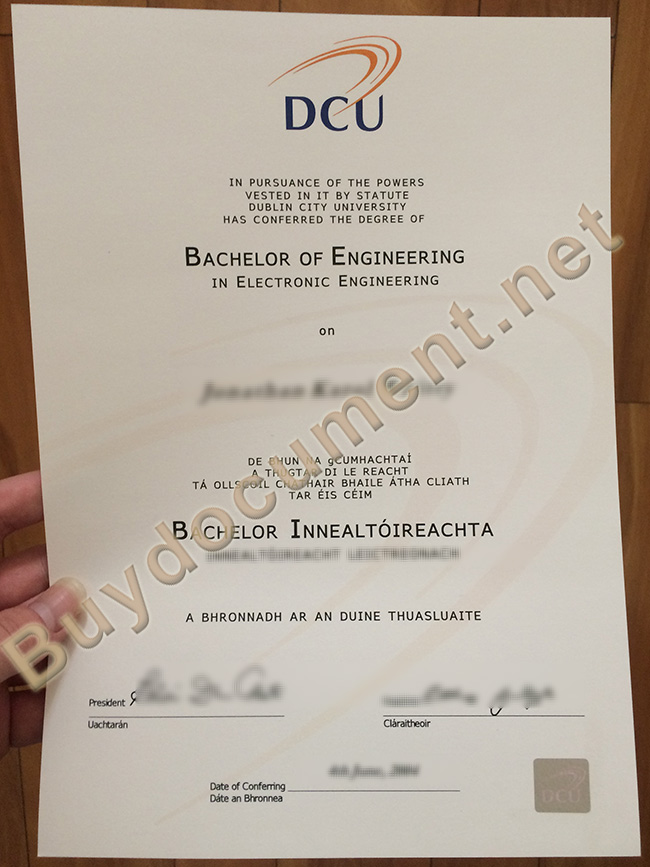 Dublin City University degree, Dublin City University fake diploma