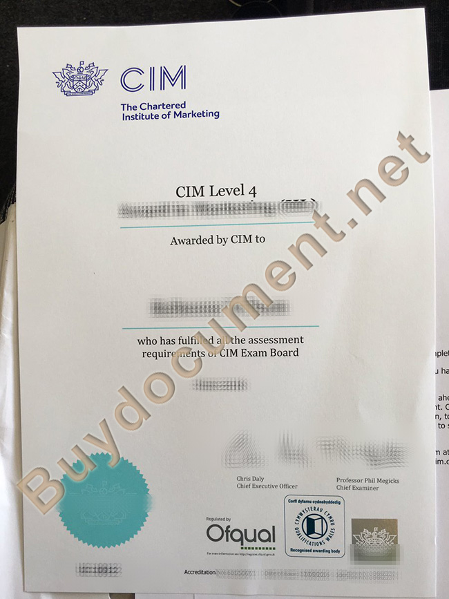 CIM certificate, buy fake diploma