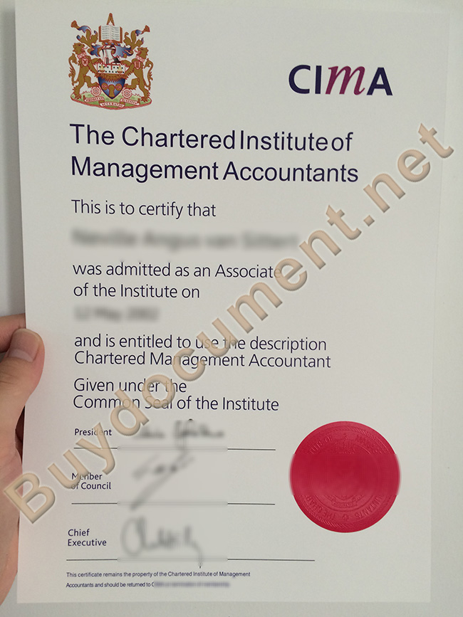 CIMA certificate, fake CIMA certificate order
