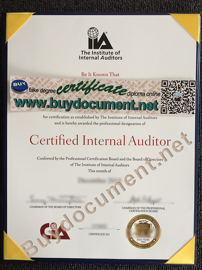 CIA certificate, fake CIA certificate