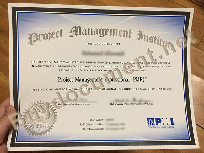 PMP certificate sample, fake PMP certificate
