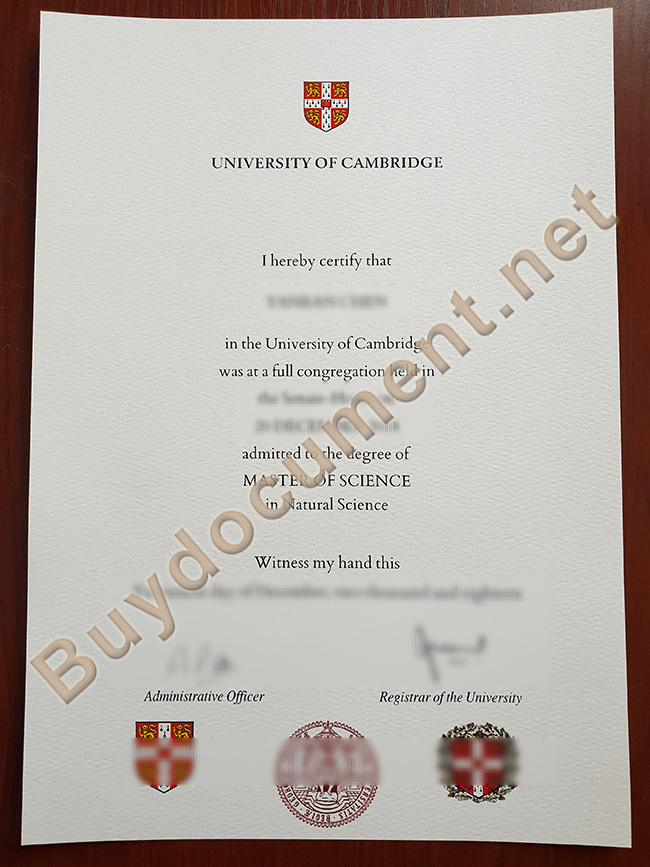 University of Cambridge diploma, University of Cambridge degree