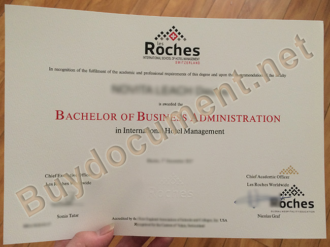 Les Roches Global Hospitality Education diploma, Les Roches Global Hospitality Education degree