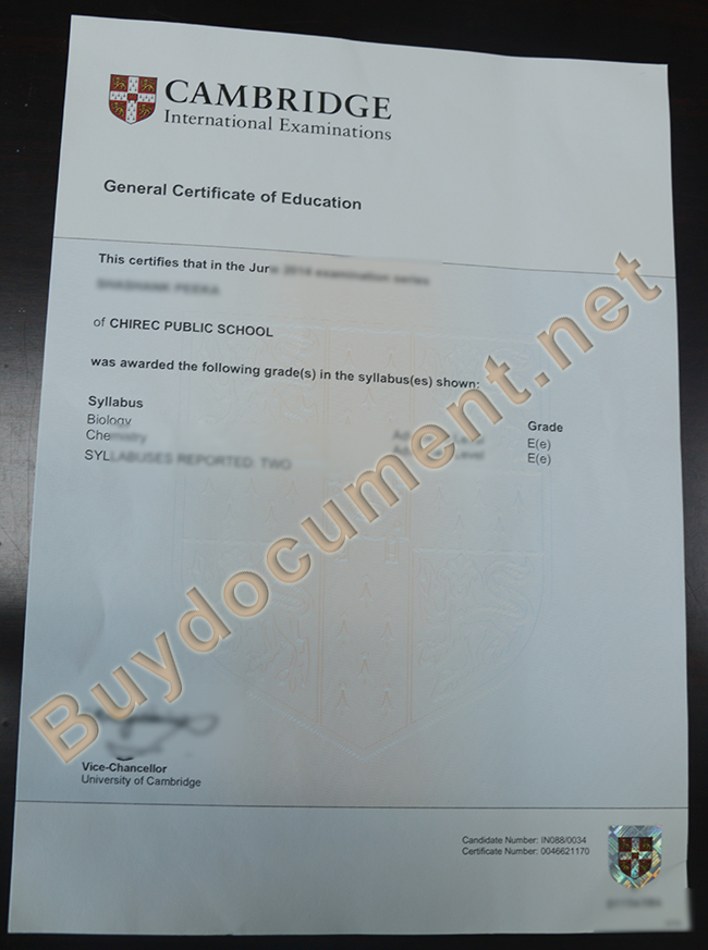 GCE certificate, buy fake diploma