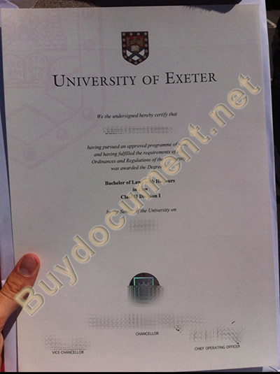  University of Exeter diploma,  University of Exeter degree