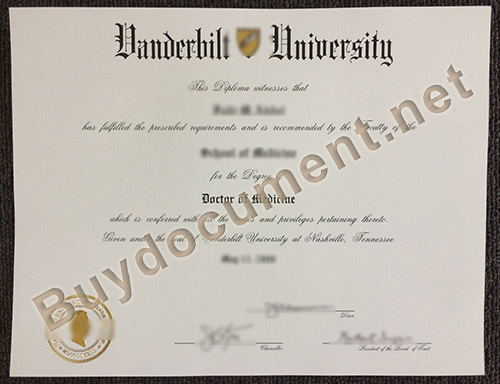 Vanderbilt University fake degree, buy fake diploma