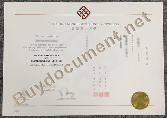 fake Hong Kong Polytechnic University degree, buy fake diploma