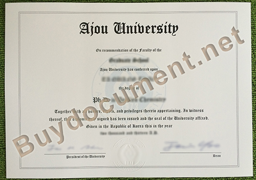 fake Ajou University degree, buy fake diploma